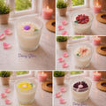 Daisy Glow – Handgjort doftljus med elegant blomsterdesign